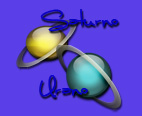 Urano y Saturno